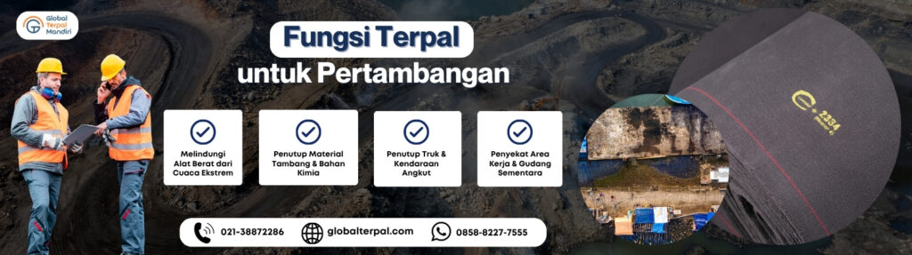 terpal untuk pertambangan